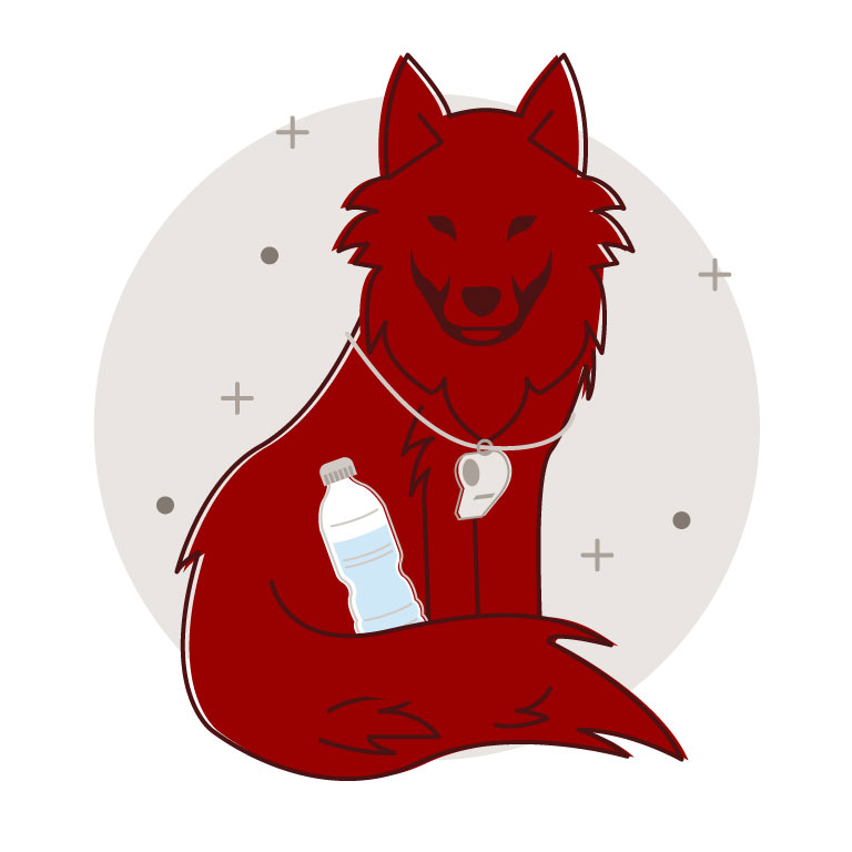 Illustration of Alpha Wolf character