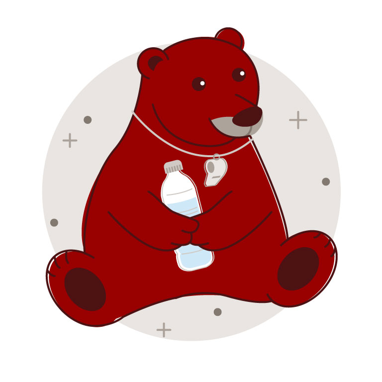 Illustration of Mama Bear character